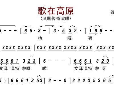 凤凰传奇歌曲简谱_凤凰传奇曾毅写的歌曲(3)