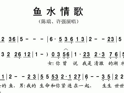 《鱼水情简谱_军民鱼水情简谱