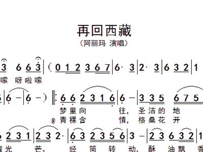 藏笛简谱_热爱105度的你笛简谱
