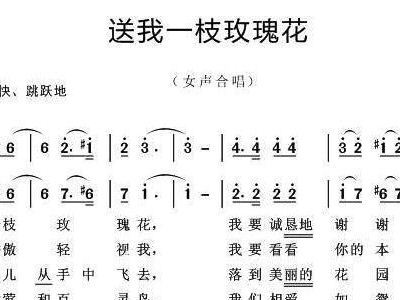玫瑰花开简谱_玫瑰花开图片(3)