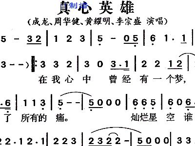 周华健花旦简谱_朋友简谱周华健(2)