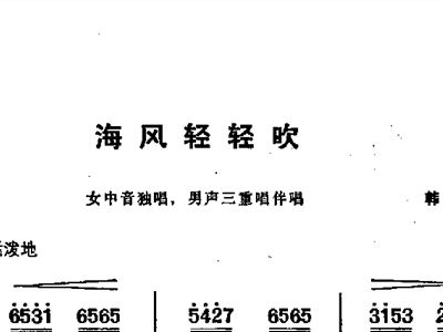 海风简谱_苦涩的海风简谱(2)