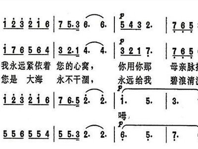 我和我的祖国歌词简谱合唱_我和我的祖国歌词简谱(2)