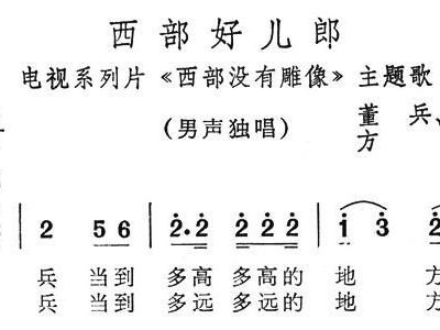西部主题畅想曲简谱_西部主题畅想曲 五线谱(3)