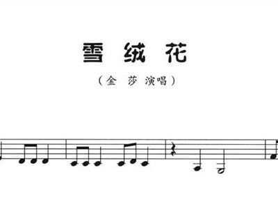 金莎雪绒花简谱_空气简谱金莎