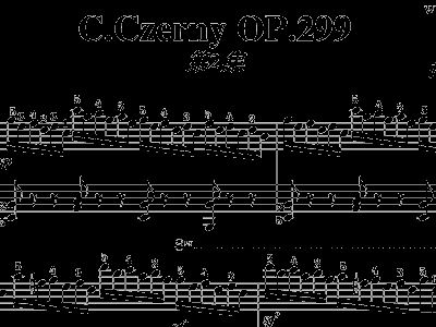 车尔尼第11条曲谱