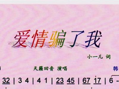 骗情骗爱简谱_我没有骗你简谱