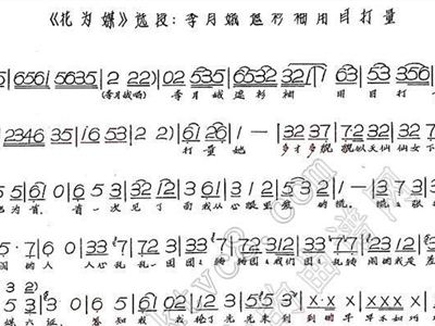 评剧曲谱花为媒_评剧花为媒(3)