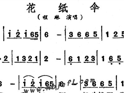 伞花简谱_儿童歌曲小伞花简谱(3)