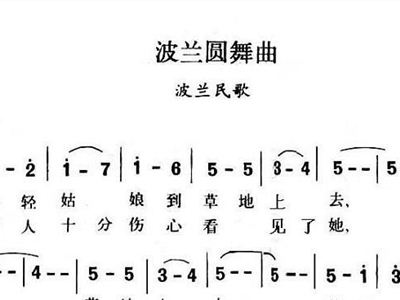 波兰圆舞曲曲谱视唱_波兰圆舞曲简谱(5)