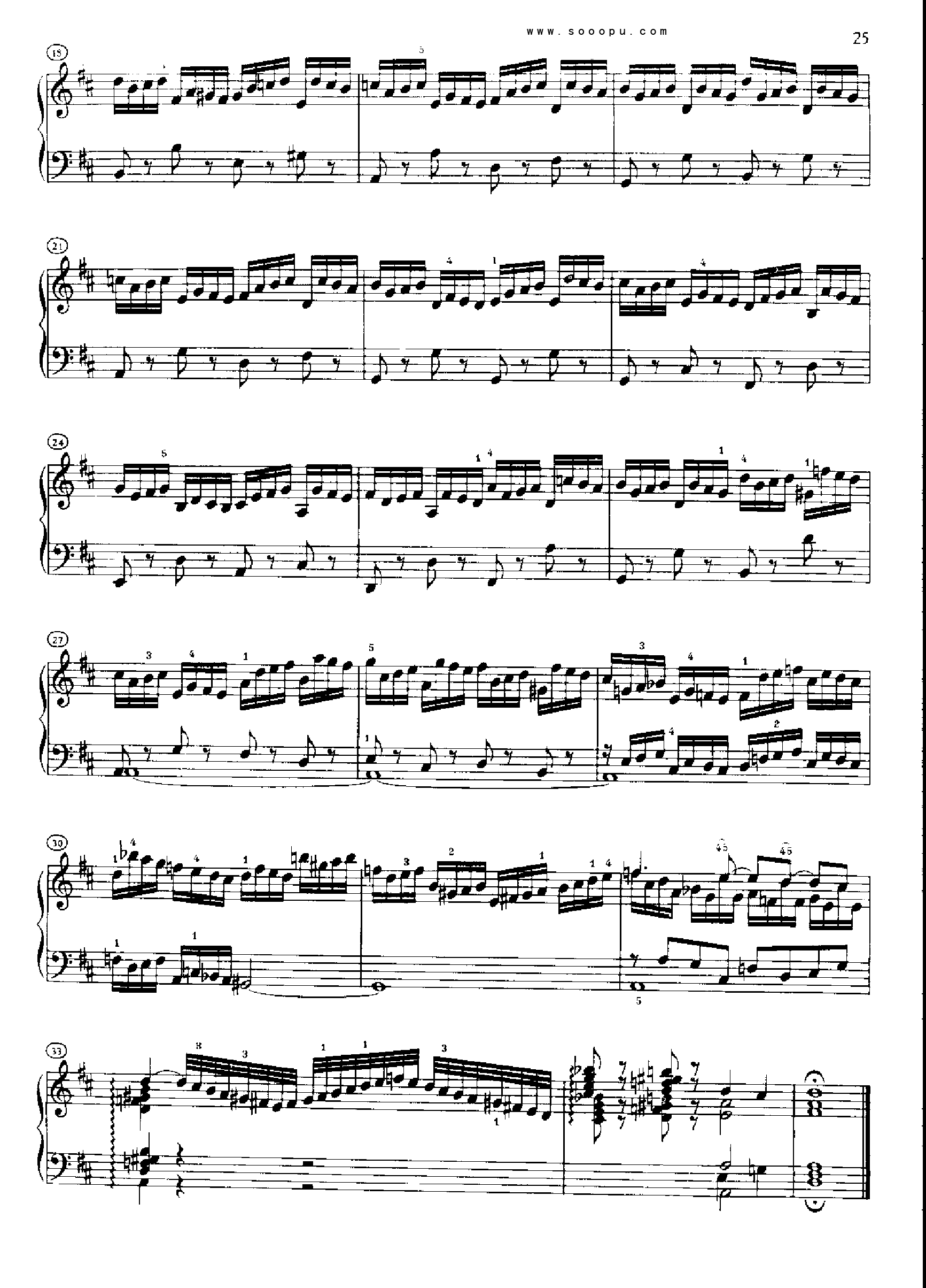 巴赫5的曲谱_小步舞曲巴赫钢琴曲谱