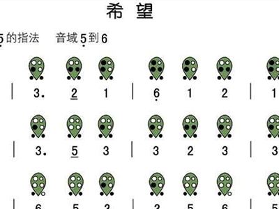 失宠陶笛曲谱_陶笛曲谱12孔(3)