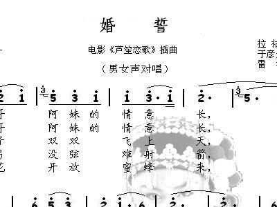 婚誓的曲谱_婚誓二胡曲谱(4)