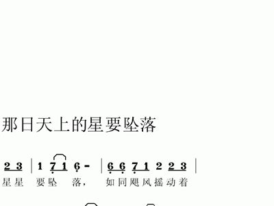 天上的星星简谱_天上的星星不说话简谱(2)