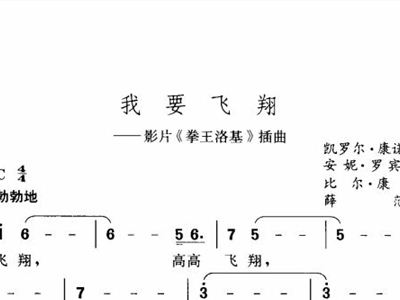我要飞翔简谱_我要的飞翔双手简谱(3)