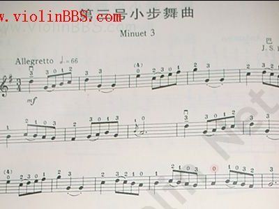 第三号小步舞曲谱_小提琴第三号小步舞曲(2)