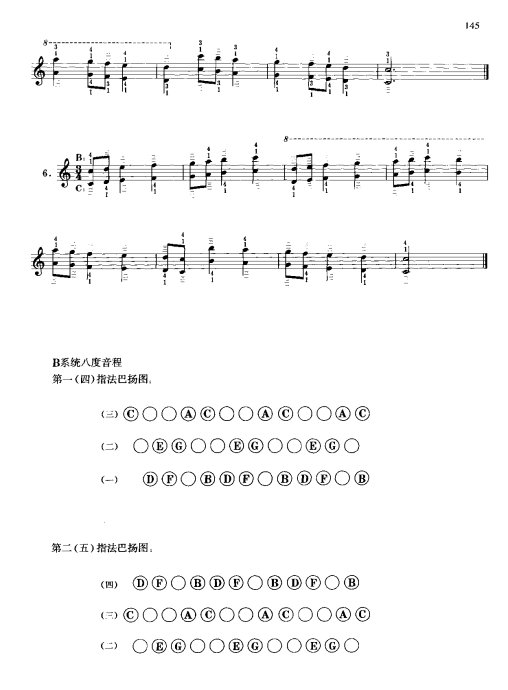 巴扬演奏法 手风琴 初级教程141 160