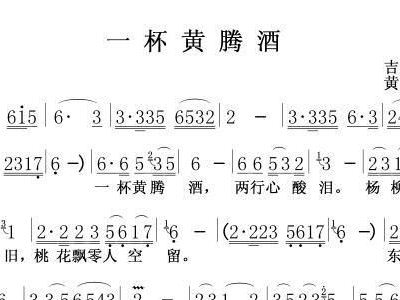 酒杯杯曲谱_酒瓶瓶高来酒杯杯曲谱(3)