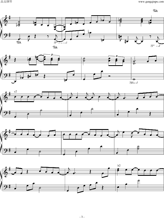 爱情公寓主题曲简谱_爱情公寓主题曲简谱