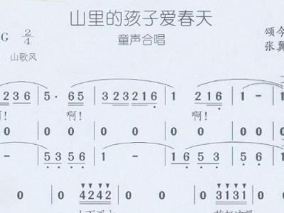 春天的孩子简谱_孩子图片可爱