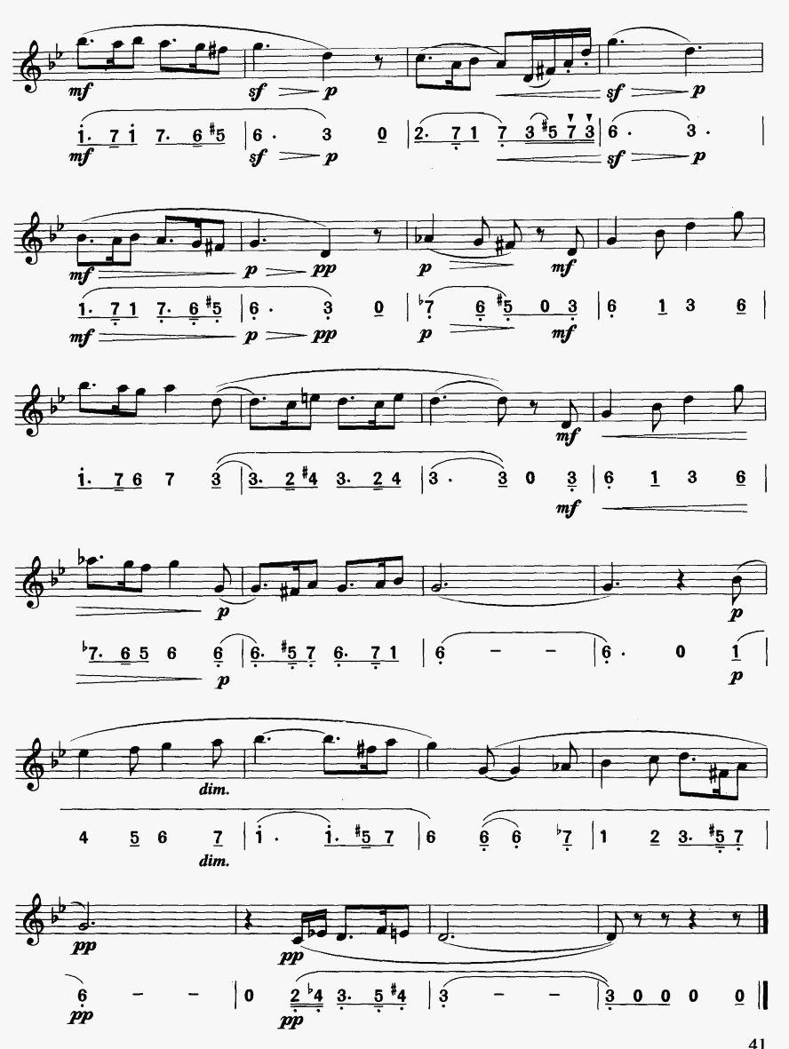 西西里舞曲简谱_西西里舞曲