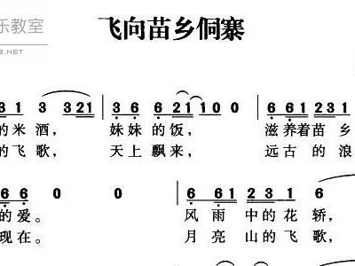 苗家侗寨请你来歌曲谱_苗家古寨图片
