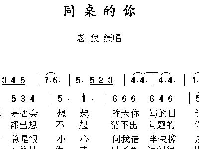 同桌的你的简谱_同桌的你口琴简谱