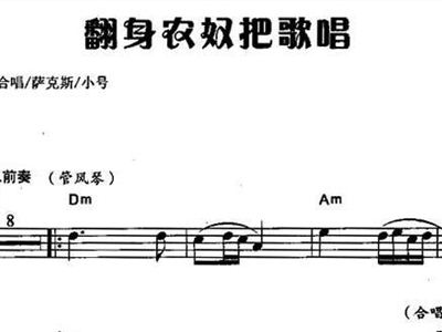 翻身农奴把歌唱二胡曲谱_翻身农奴图片