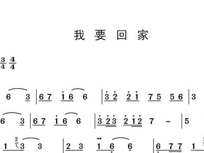 我要回家简谱_我要带瓶好酒回家简谱(3)