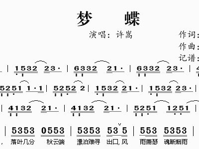 许嵩歌曲简谱_许嵩歌曲认错简谱(3)