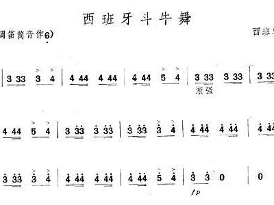 西班牙舞曲谱_钢琴简单曲谱(2)