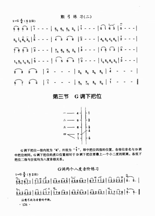 二胡简谱入门_二胡简谱入门曲目(2)