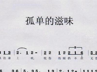 心碎的滋味简谱_心碎了无痕简谱(2)