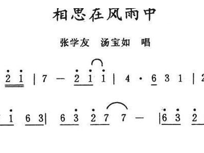吉他曲雨中的思念曲谱_刘军吉他曲鸿燕曲谱(3)