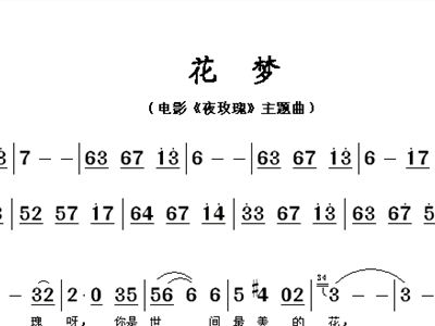 夜玫瑰曲谱_cf夜玫瑰