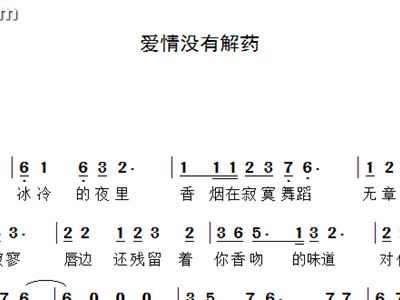 二胡曲谱有没有人说爱你_小爱你有没有女生头像(5)