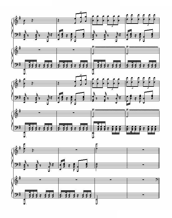 演员曲谱钢琴_钢琴简单曲谱(3)