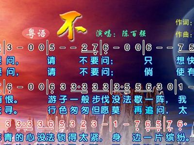 陈百强等简谱_陈百强涟漪简谱(3)