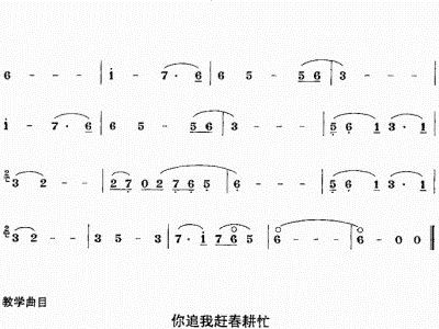 唢呐简谱教程_简捷实用唢呐教程 上册 41 60