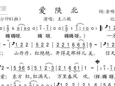 陕北抒怀完整曲谱_陕北抒怀二胡简谱(3)