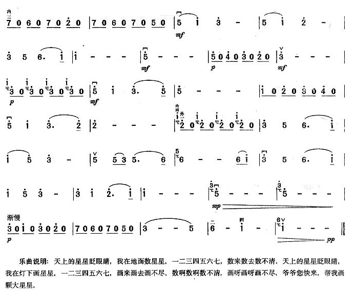 星简谱曲谱_星简谱邓丽君星曲谱(3)