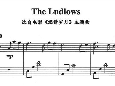 燃情岁月加勒比海盗曲谱