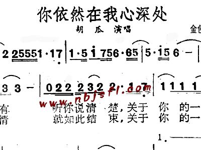 我心深处简谱_我心深处简谱(2)