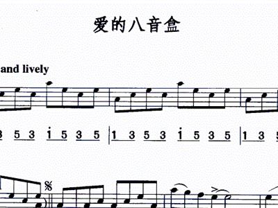 八音盒简谱