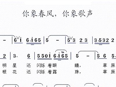 蒋大为小桥简谱_蒋大为牡丹之歌简谱(5)