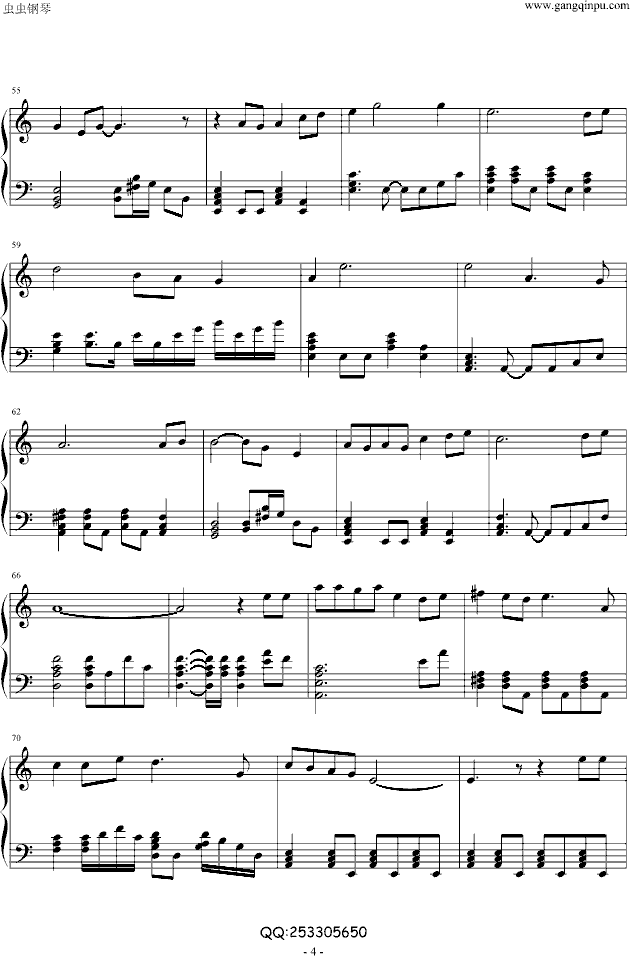 心变的曲谱_钢琴简单曲谱(2)