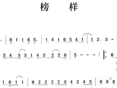 榜样歌简谱_北京榜样简谱(3)
