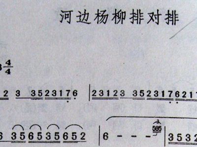 《杨柳》简谱(3)