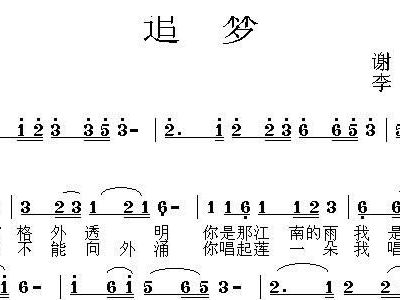 追梦埙简谱_追梦埙曲谱简谱
