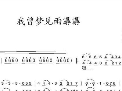 《我曾》简谱_我和我的祖国简谱(3)